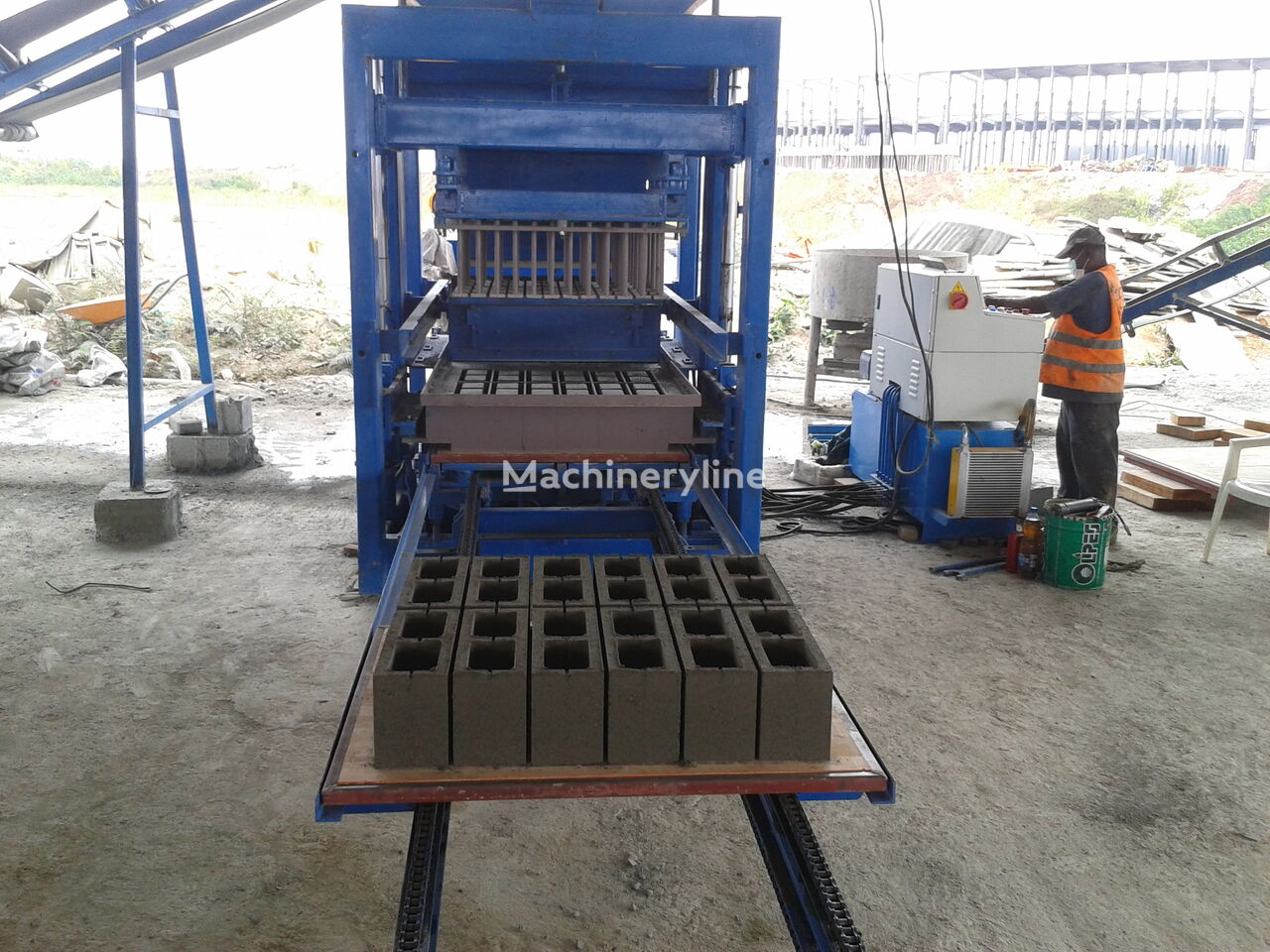 جديدة كتلة ماكينة Conmach BlockKing-25MS Concrete Block Making Machine -10.000 units/shift