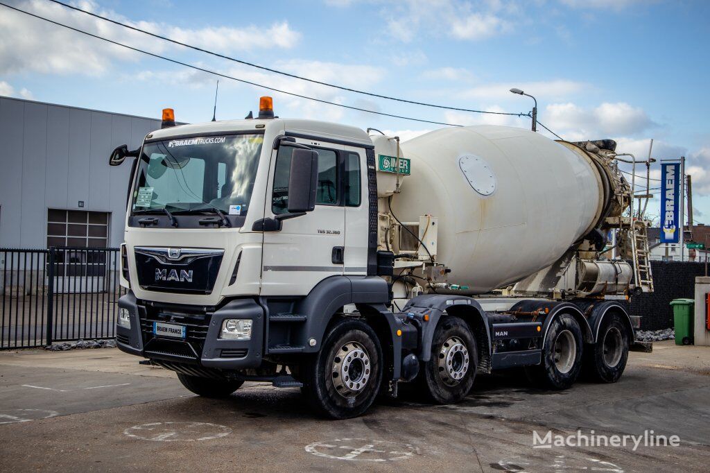 شاحنة خلط الخرسانة MAN TGS 32.360 BB+MIXER 9M³