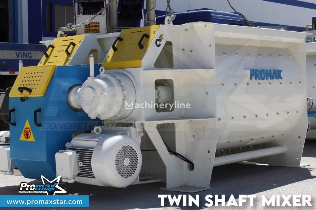 جديد ماكينة صناعة الخرسانة Promax 2 m3 /3 m3 TWIN SHAFT MIXER