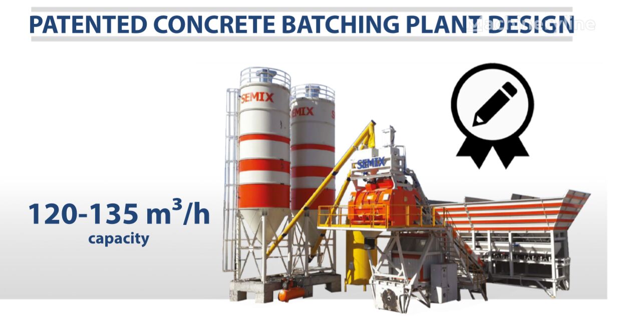 جديد ماكينة صناعة الخرسانة Semix Mobile 135Y Concrete Mixing Plant