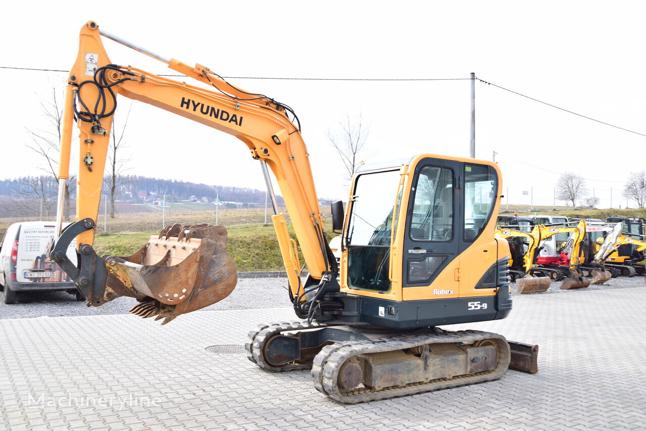 حفارة صغيرة Hyundai Robex 55-9 JCB 55Z-1  Kubota U55